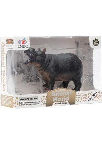 Kutulu Model Figür Hayvan Su Aygırı / Hipopotam fiyatları