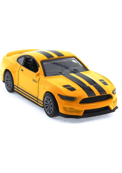 Die Cast Çek Bırak Metal Sarı Spor Araba