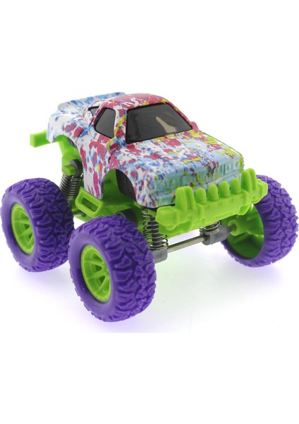 Die Cast Batik Desenli Mor Teker Araba