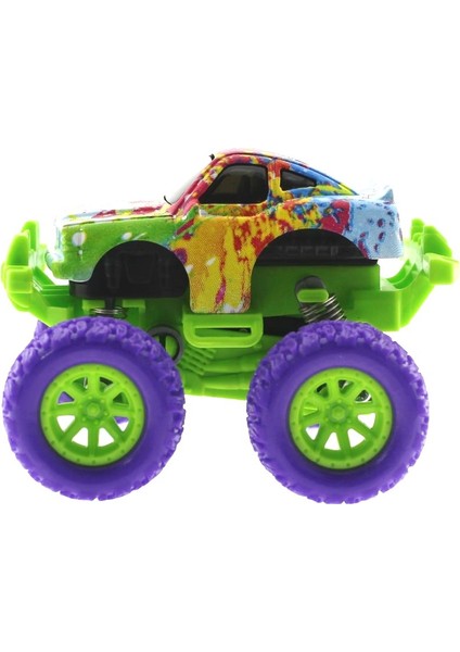 Die Cast Batik Desenli Mor Teker Araba