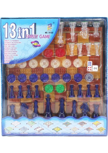 13'ü 1 Arada Aile Oyunları Seti