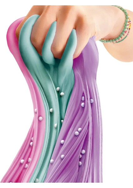 Fluffy Slime Marshmallow Dokulu Mavi