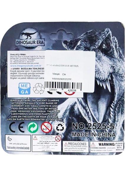 Die Cast Metal Yeşil Pikap ve Gri Dinozor fırsatları