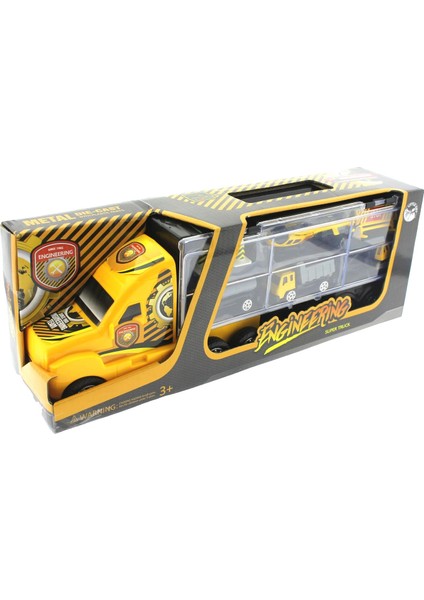 Taşınabilir Die Cast Metal Araçlı Inşaat Kamyonu