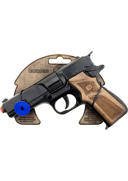 Gonher 8'li Siyah Metal Polis Koleksiyon Tabancası