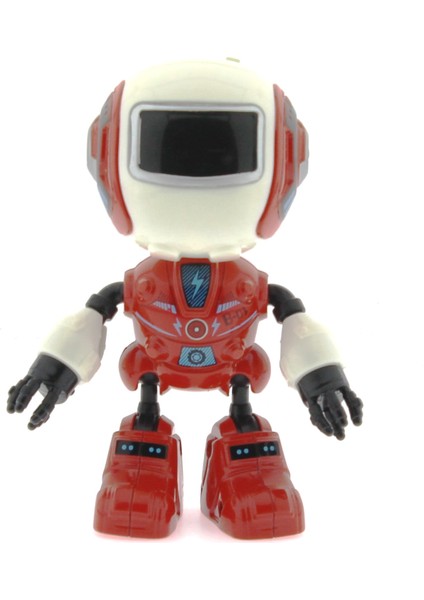 Dekoratif Sesli Işıklı Mini Sevimli Kırmızı Robot indirimleri