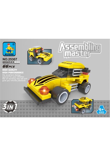 Ausini Assembling Master 3 In 1 66 Parça Arazi Araçları fiyatları