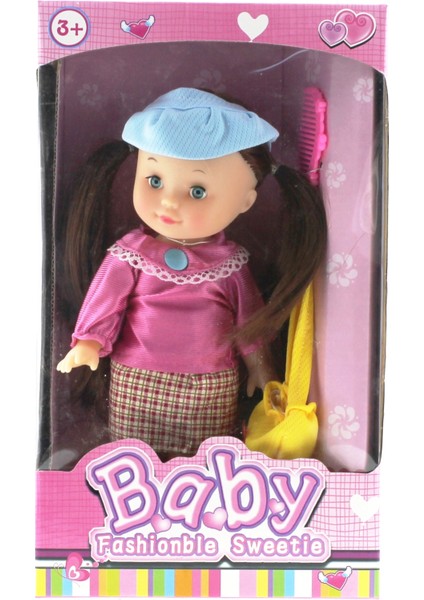 Pembe Saten Elbiseli Et Bebek modelleri