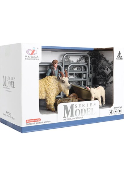 Model Hayvan Seti Yünlü Keçi ve Yavrusu fiyatları