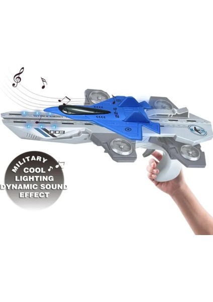 Sesli ve Işıklı Uçak Fırlatan Dart Tabancası