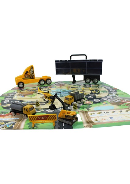 Taşınabilir Die Cast Metal Araçlı Inşaat Kamyonu