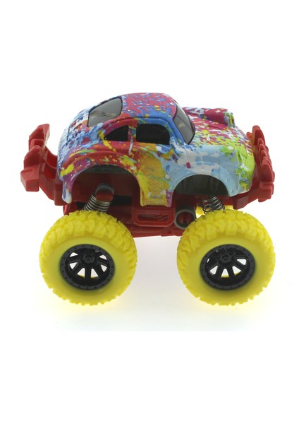 Die Cast Batik Desenli Sarı Teker Araba