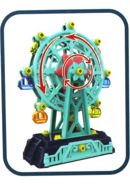 Sök Tak Dönme Dolap Yeşil Lunapark Eğlencesi modelleri