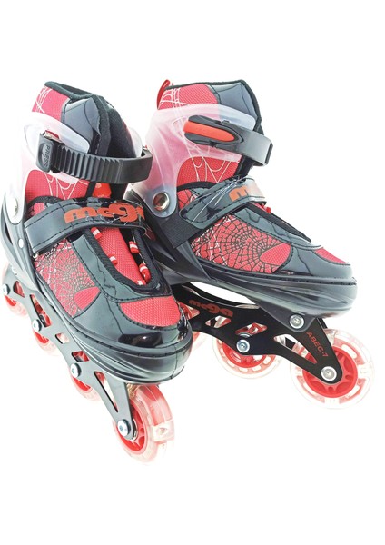 Mega Işıklı Kırmızı Örümcek Paten 34-37 M fiyatları