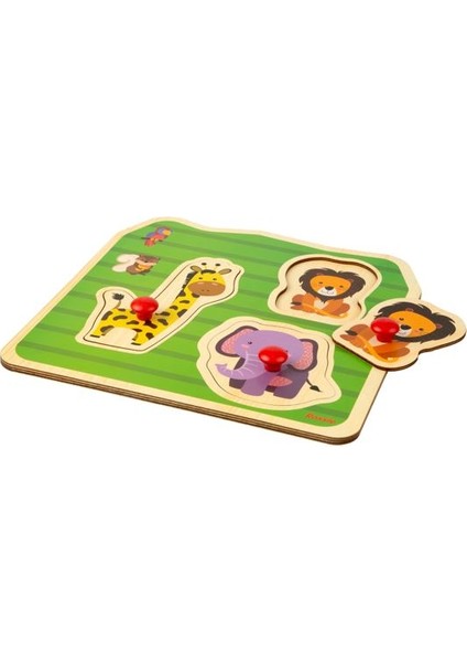 Rossie Ahşap Ilk Yapbozum-Vahşi Hayvanlar modelleri