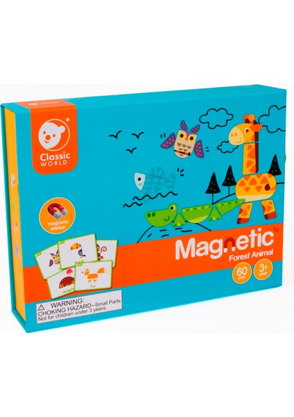 Classic World Ahşap Mıknatıslı Oyun Seti Ormanda