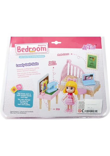 Kızıl Saçlı Maylla'nın Yatak Odası Mini Oyun Seti modelleri