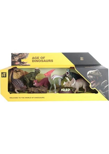 Aksesuarlı Model Dinozor Seti 6 Lı