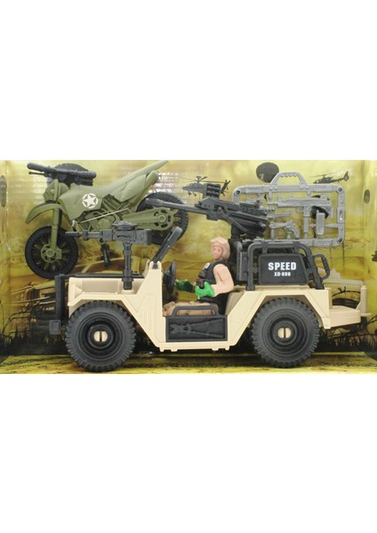 Combat Force Figür, Motor ve Jeep fiyatları