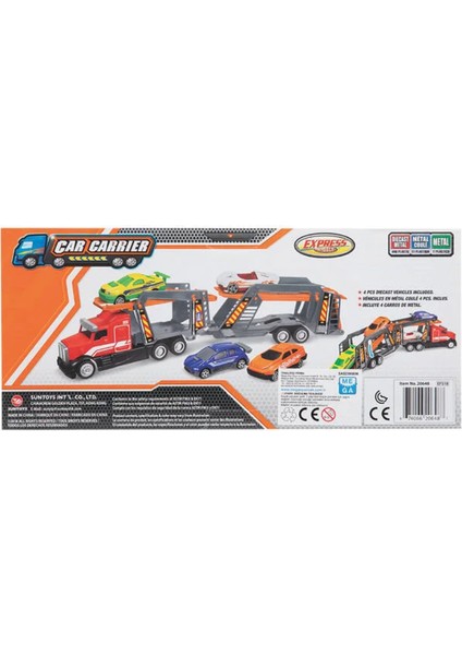 Express Wheels Die Cast Metal Sürtmeli Araç Taşıyıcı Tır indirimleri