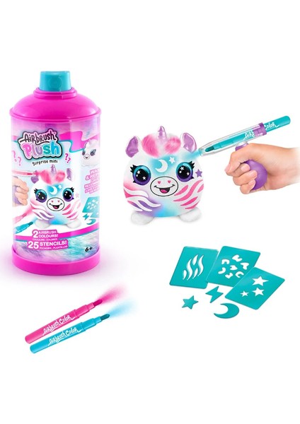 Airbrush Boyanıp Yıkanabilen Mini Peluş Sürpriz Paket modelleri