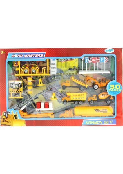 Tankerli Metal Kamyon Seti