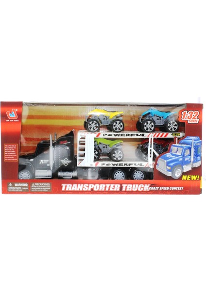 Sürtmeli Atv Taşıyan Siyah Tır fiyatları