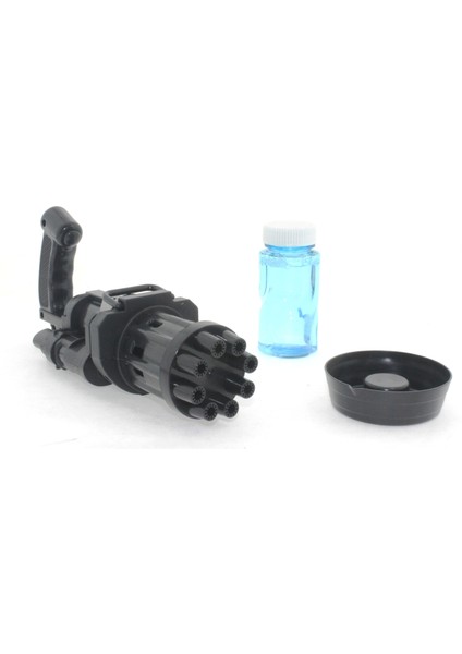 Pilli Siyah Köpük Balon Tabancası