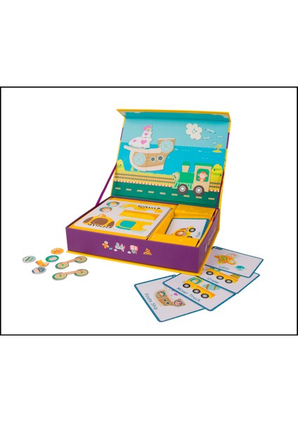 Classic World Ahşap Mıknatıslı Oyun Seti Taşıtlar fiyatları