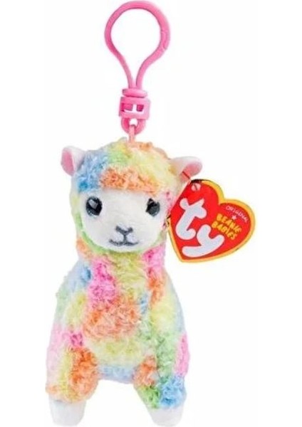 Ty Beanie Boos Peluş Renkli Lama Anahtarlık Lola
