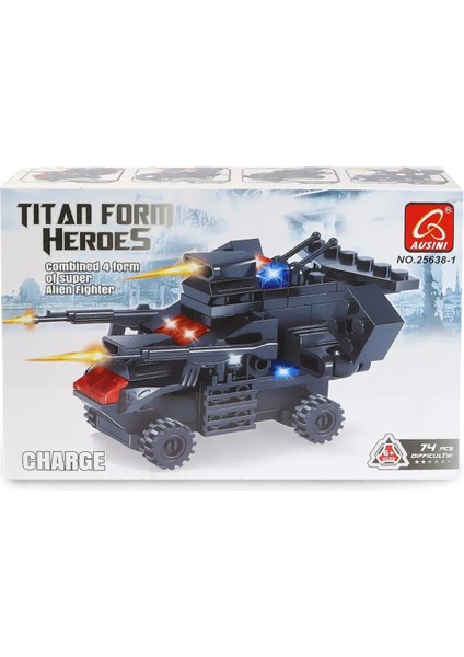 Ausini Titan Form Heroes-1 Charge 74 Parça