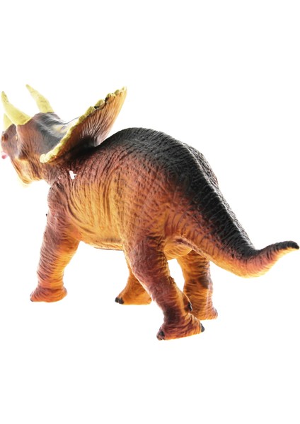 Yumuşak Plastik Dinozor Figür - Triceratops modelleri