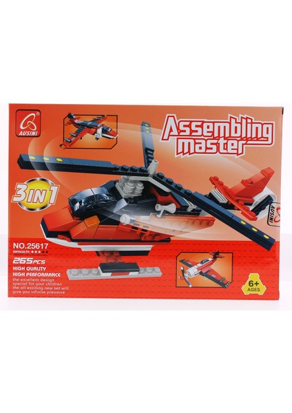 Ausini Assembling Master 3 In 1 265 Parça Hava Araçları Seti fırsatları