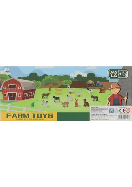 12 Parça Çiftlik Hayvanları Seti modelleri