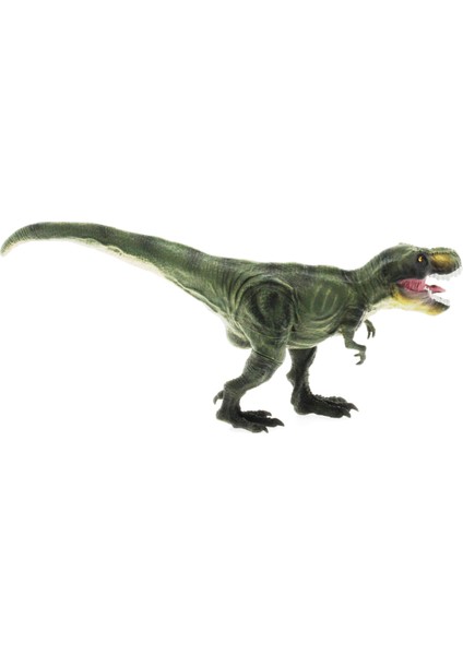 Yumuşak Plastik 31 cm Dinozor Figür - Yeşil T-Rex fiyatları