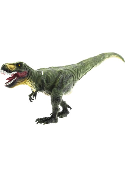 Yumuşak Plastik 31 cm Dinozor Figür - Yeşil T-Rex indirimleri