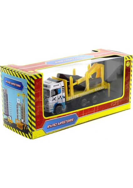 Die Cast Mini Sarı Kütük Kamyonu