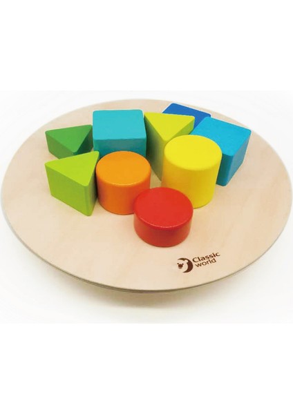 Classic World Ahşap Denge Oyunu Yuvarlak