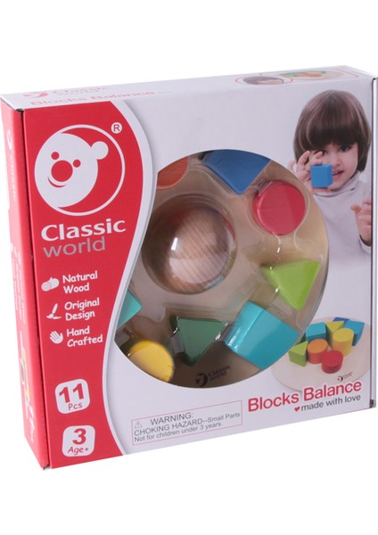 Classic World Ahşap Denge Oyunu Yuvarlak fiyatları
