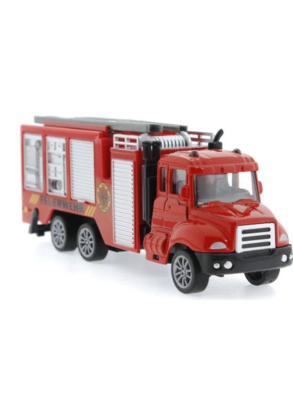 Çek Bırak Metal Mini Söndürücü Itfaiye Kamyonu
