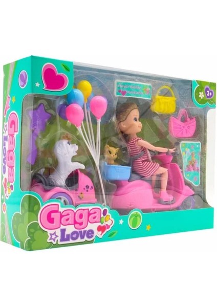 Gaga Love Hayvanlarıyla Motor Gezisi Kutulu Pembe Motor fiyatları