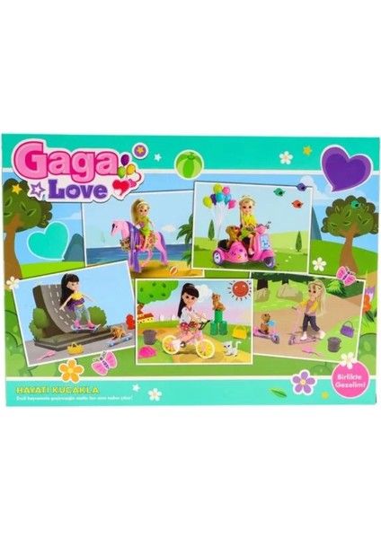 Gaga Love Hayvanlarıyla Motor Gezisi Kutulu Pembe Motor modelleri