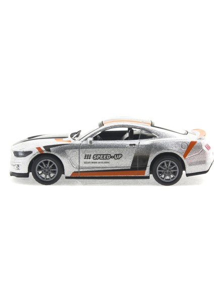 Die Cast Çek Bırak Metal Gri Yarış Arabası