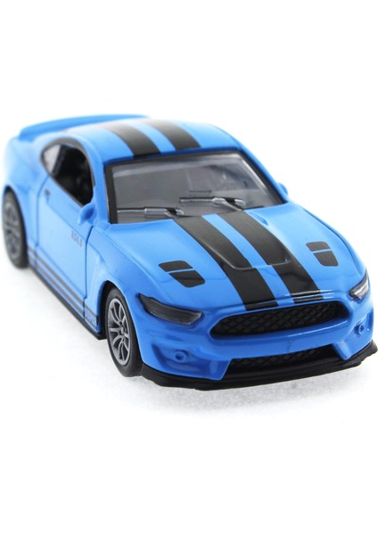 Die Cast Çek Bırak Metal Mavi Spor Araba