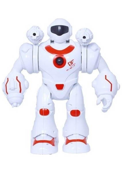 Füze Atan Sesli ve Işıklı Robot Kırmızı-Beyaz fiyatları