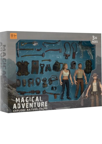 Kadın Erkek Figürlü ve Aksesuarlı Komando Seti fiyatları