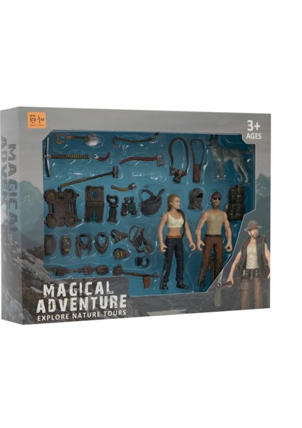 Kadın Erkek Figürlü ve Aksesuarlı Komando Seti fırsatları