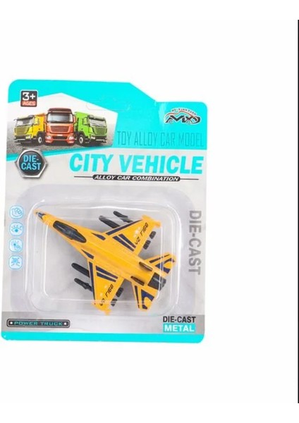 Die Cast Metal F-16 Benzeri Savaş Uçağı