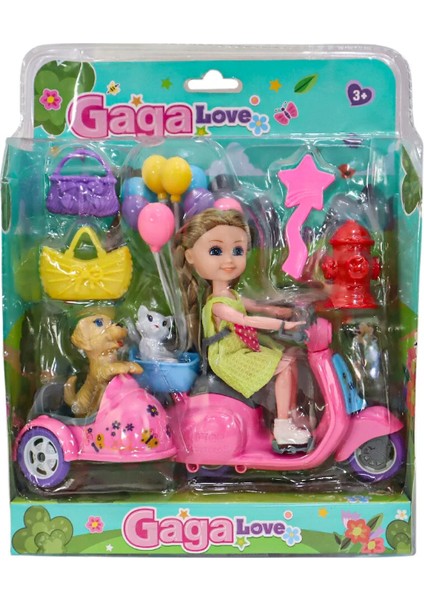 Gaga Love Hayvanlarıyla Pembe Motor Gezisi