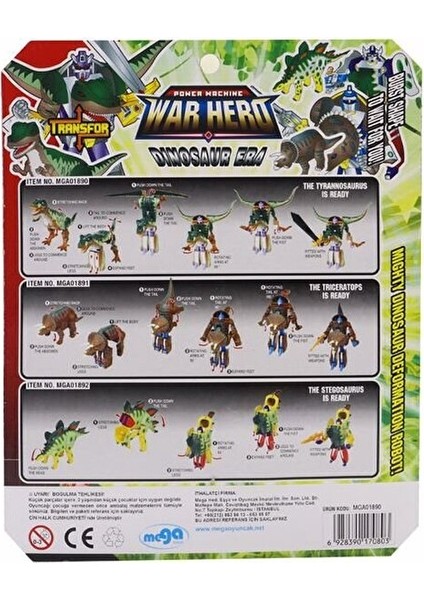 Robota Dönüşen Savaşçı Dinozor T-Rex fiyatları